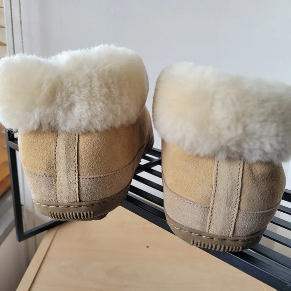 COPY - NWT- 100% GENUINE MEN’S AUSTRALIAN SHEEPSKIN SLIPPERS - (Men’s Size 12) - Picture 5 of 13